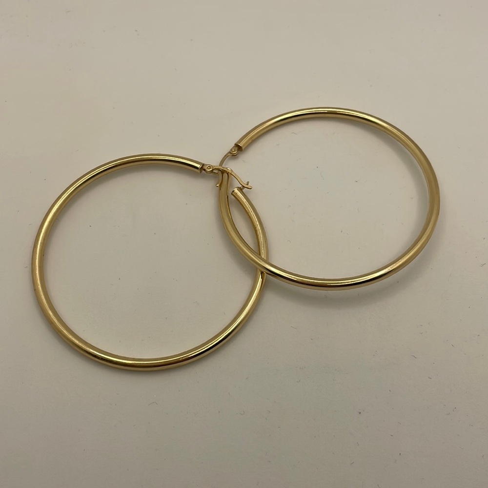 14K Gold Hoop Earrings